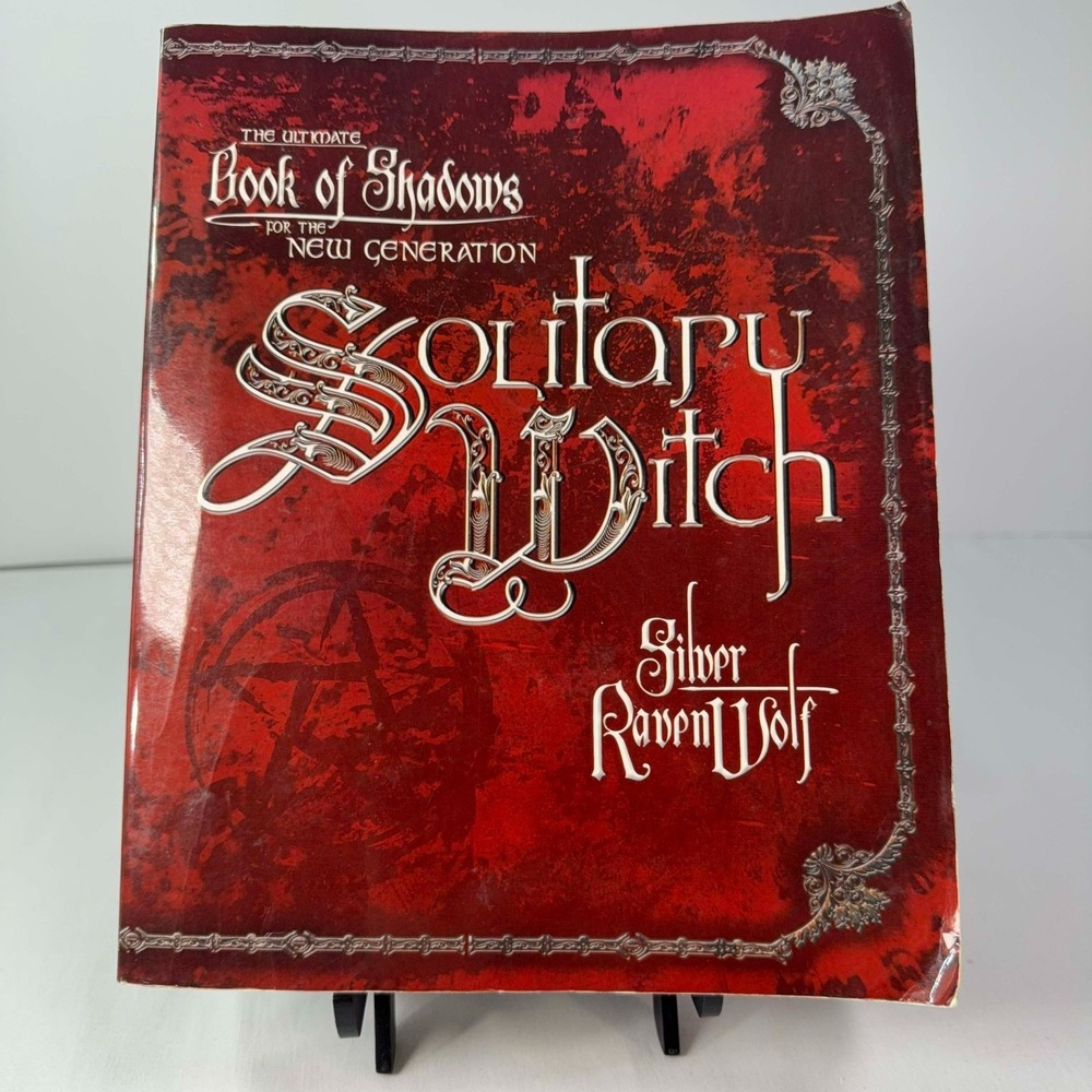Solitary Witch Silver RavenWolf Book of Shadows First Ed 2007 Wicca